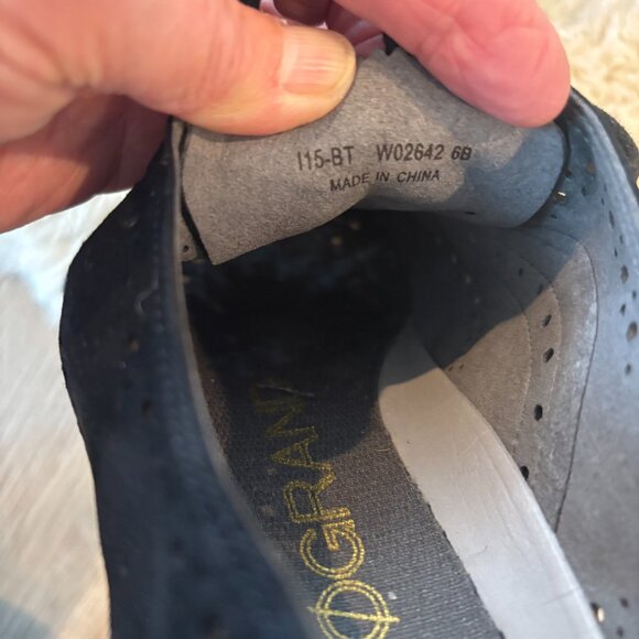 Cole Haan Zerogrand, Black Suede Sneaker, size 6 - Picture 4 of 4